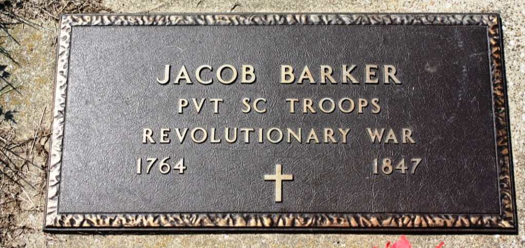 Barker tombstone